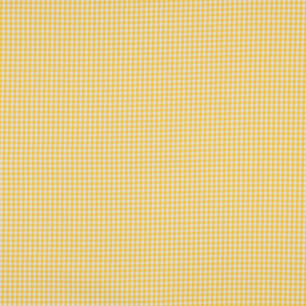Coton vichy jaune
