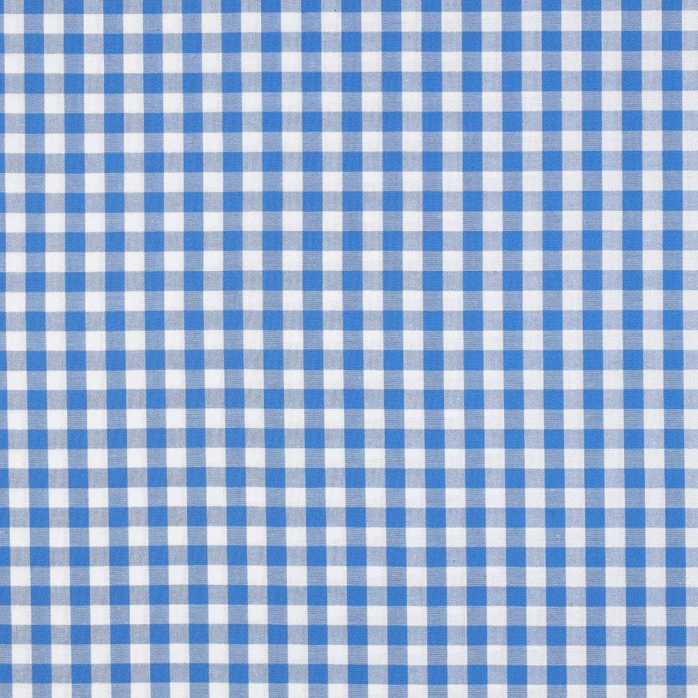 Coton vichy bleu