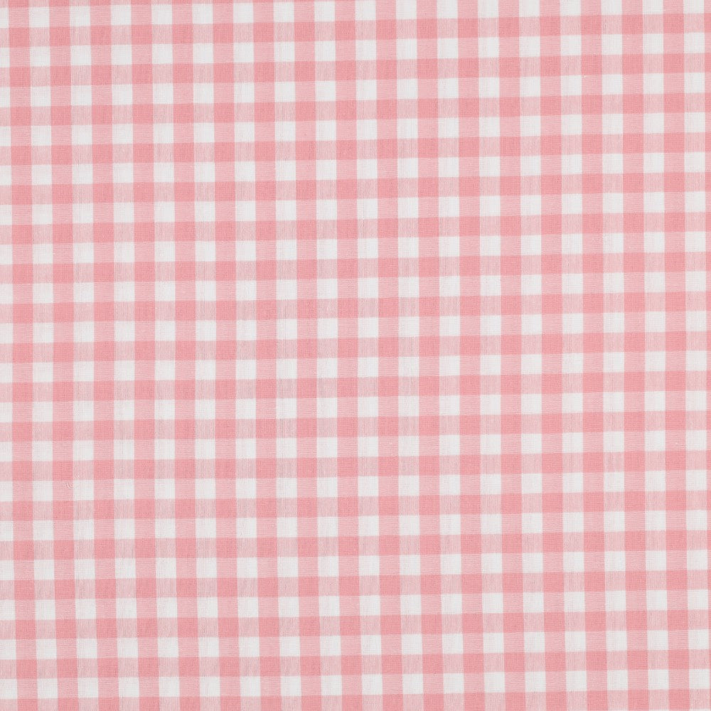 Coton vichy rose