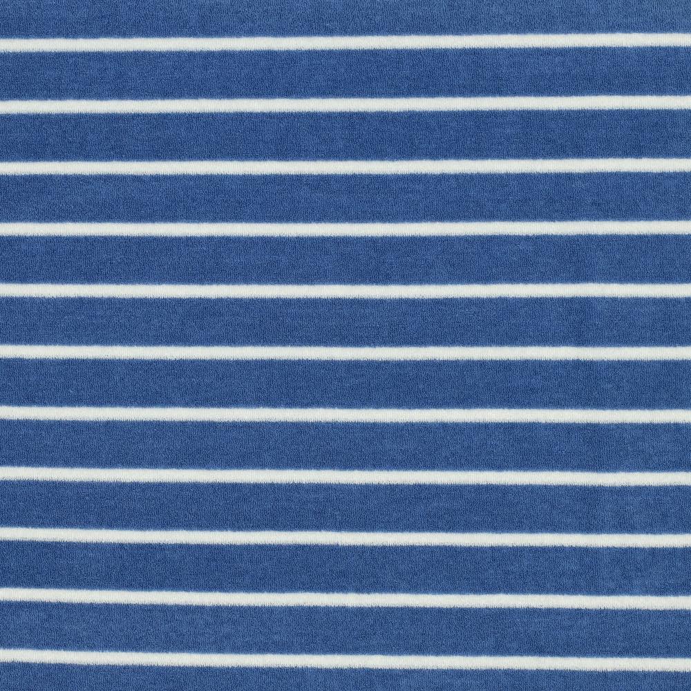 Éponge lignée bleu/blanc