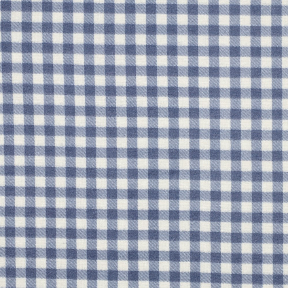 Coton Flanelle bleue