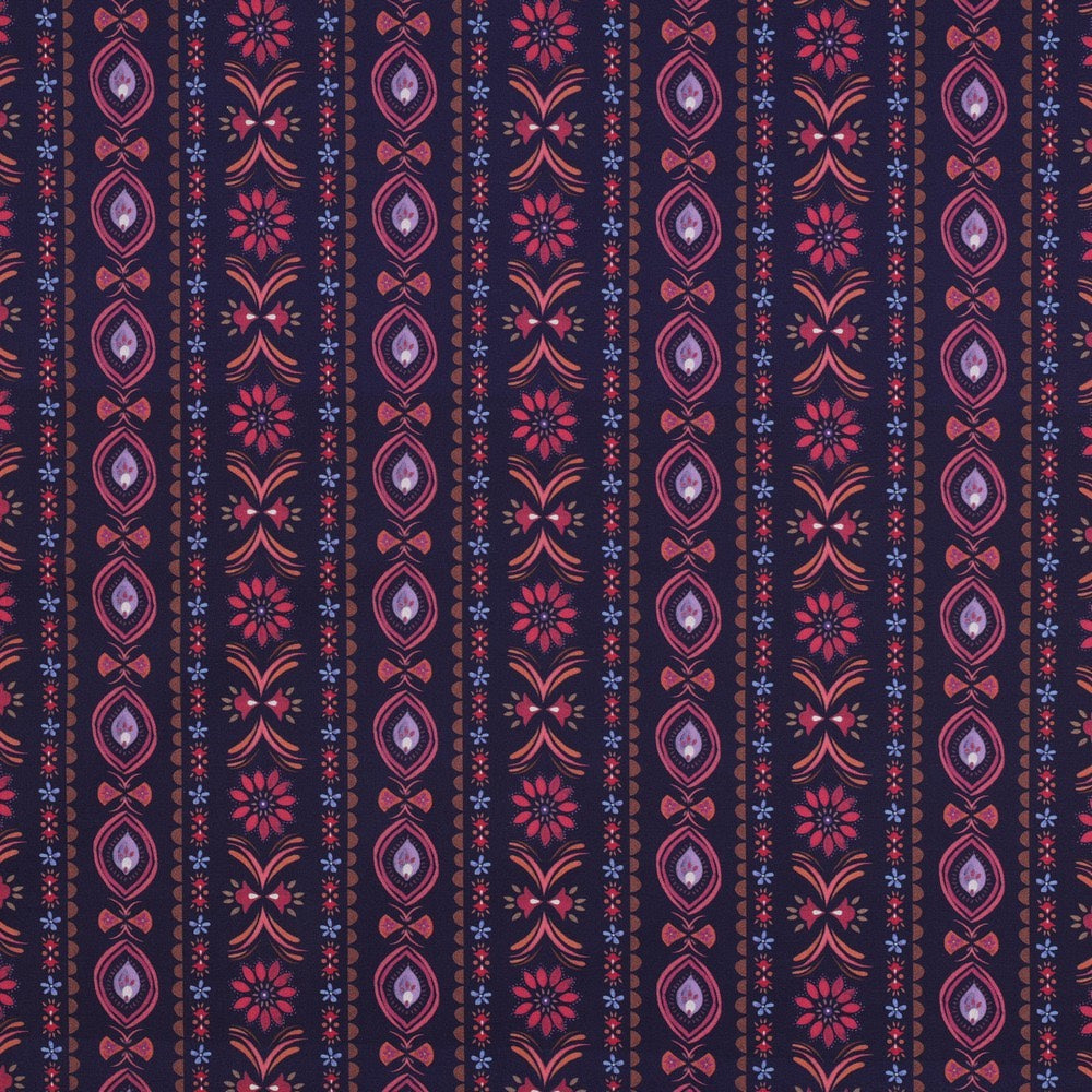 Coton popeline bleue