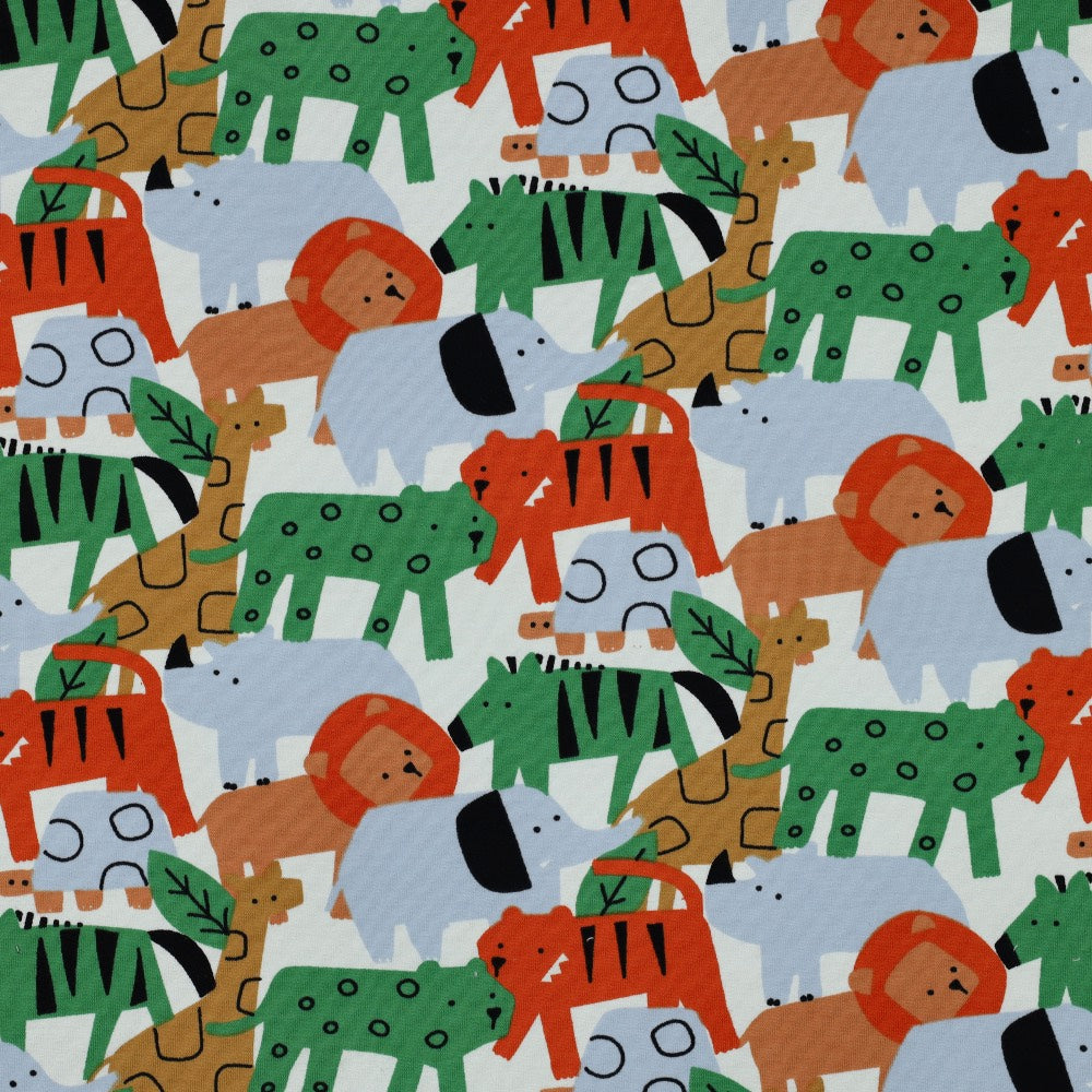 Jersey french terry animaux