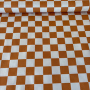 Popeline de coton damier