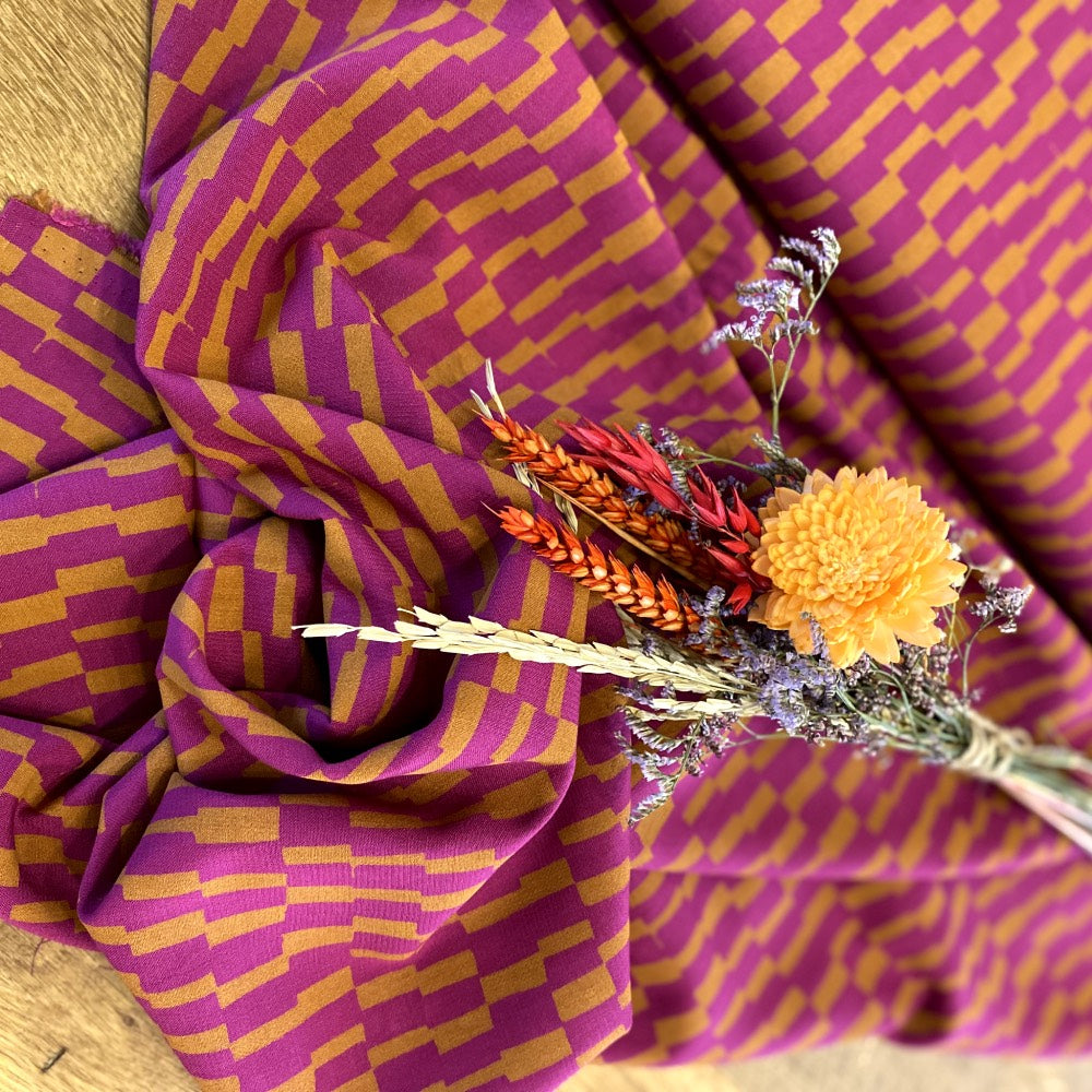 Viscose Domino Dahlia