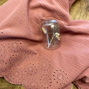 Double Gaze brodée - blush