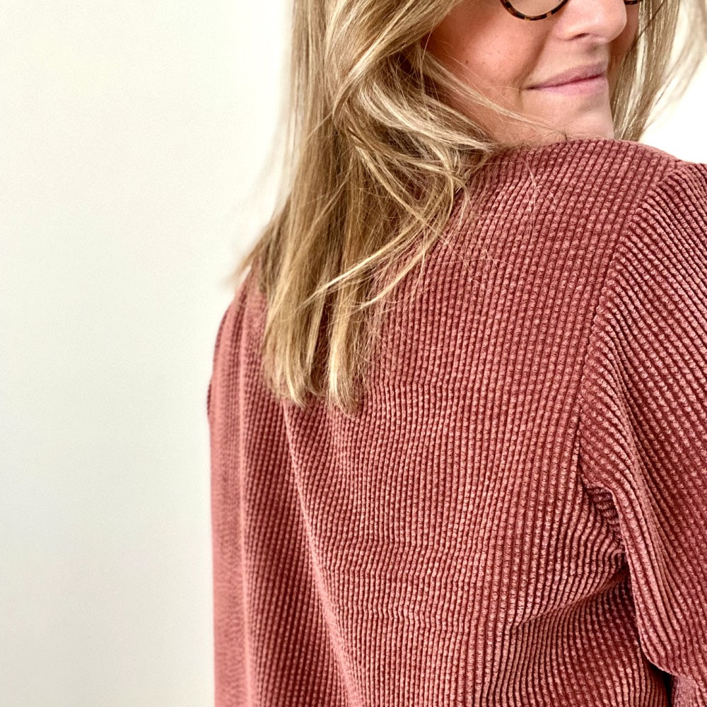 Velours Bubble Bordeaux