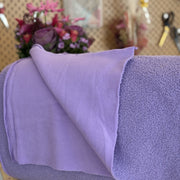 Teddy double face lilas