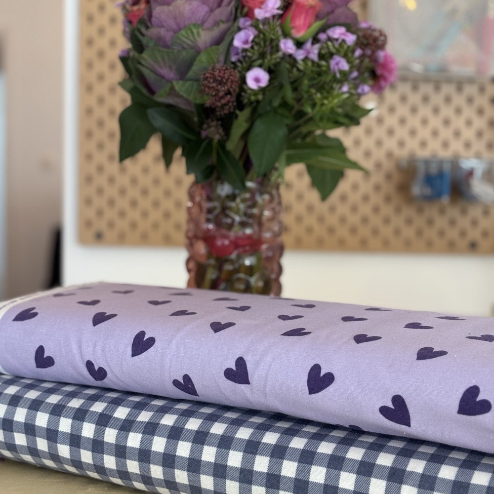 Coton Flanelle bleue