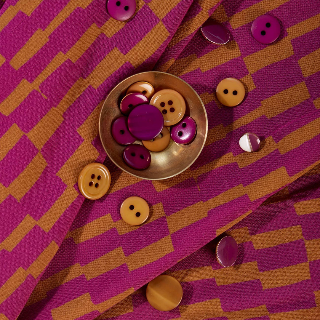 Viscose Domino Dahlia