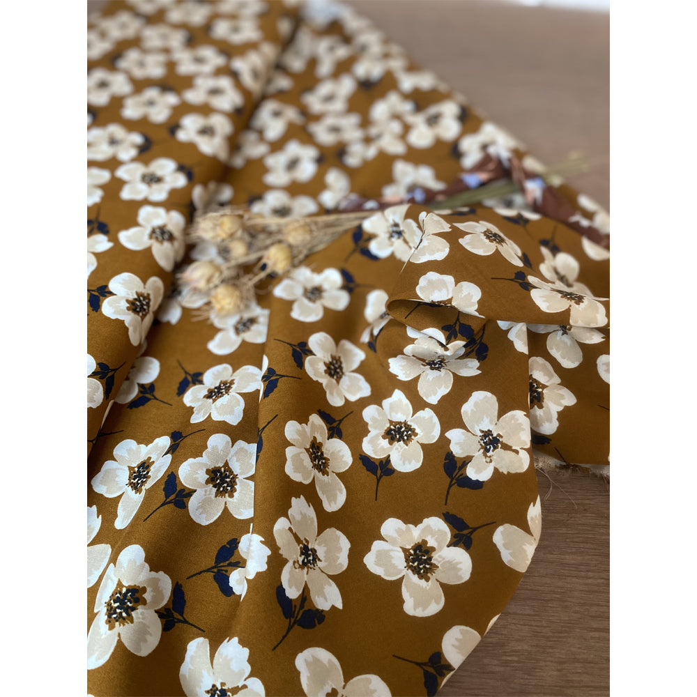 Viscose Fleurie Miel