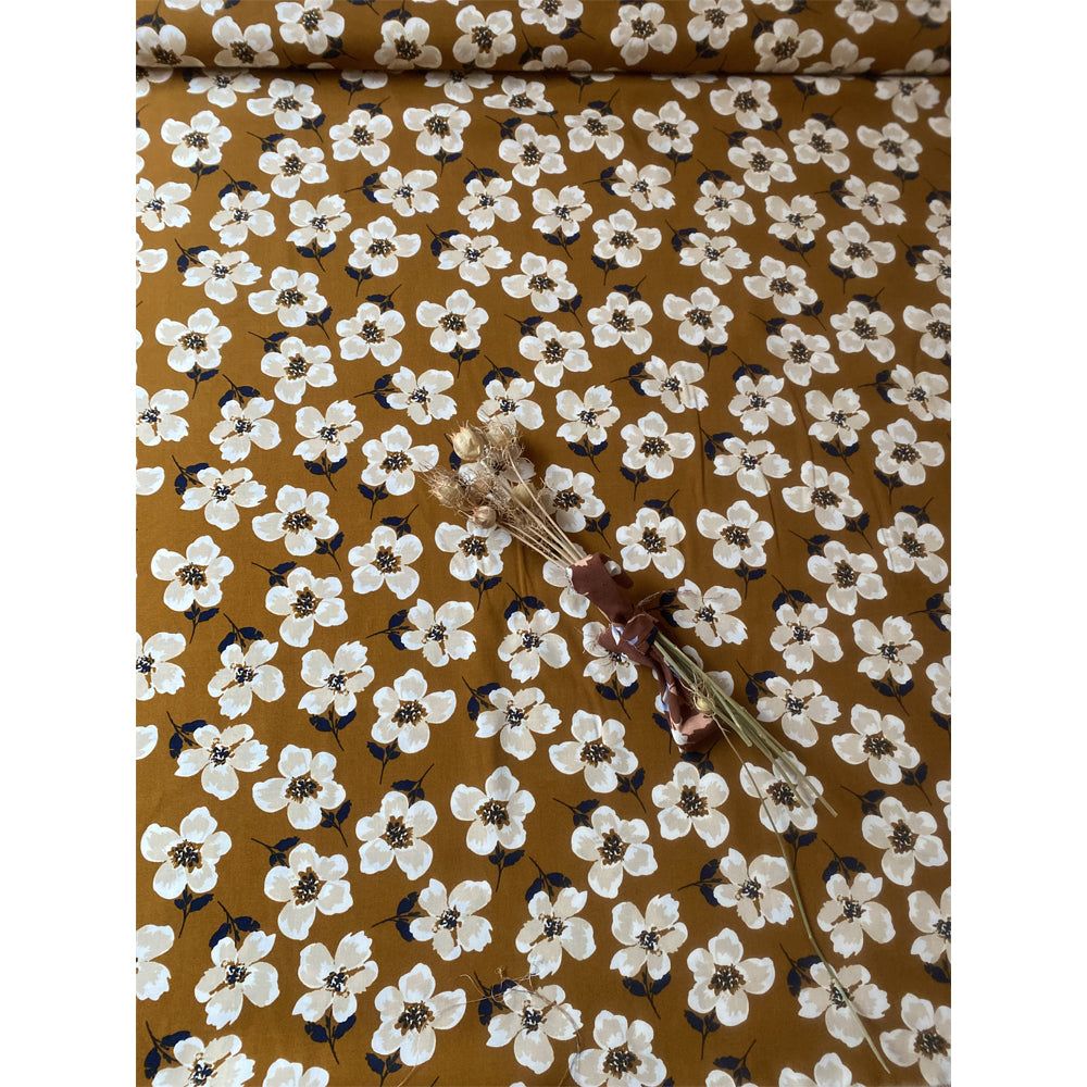 Viscose Fleurie Miel