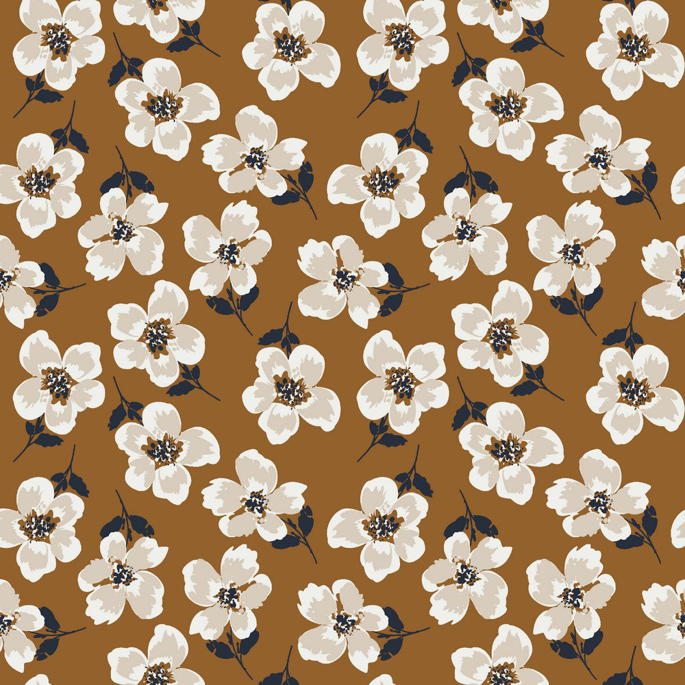 Viscose Fleurie Miel