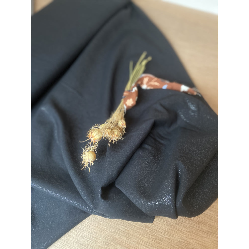 Viscose Lurex Noir