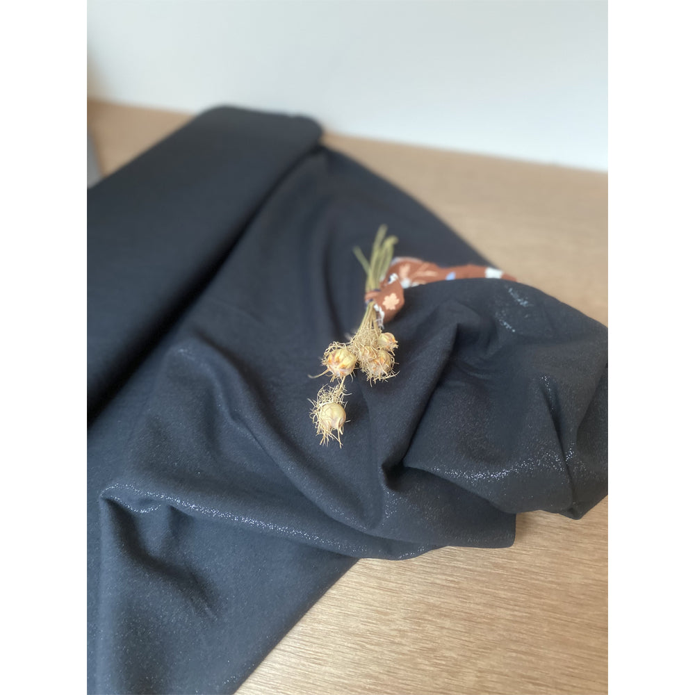Viscose Lurex Noir