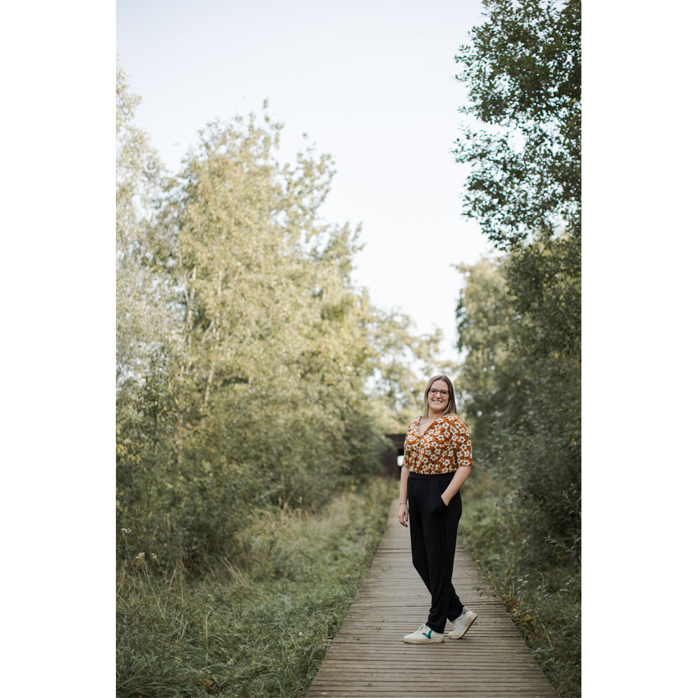 Viscose Fleurie Miel