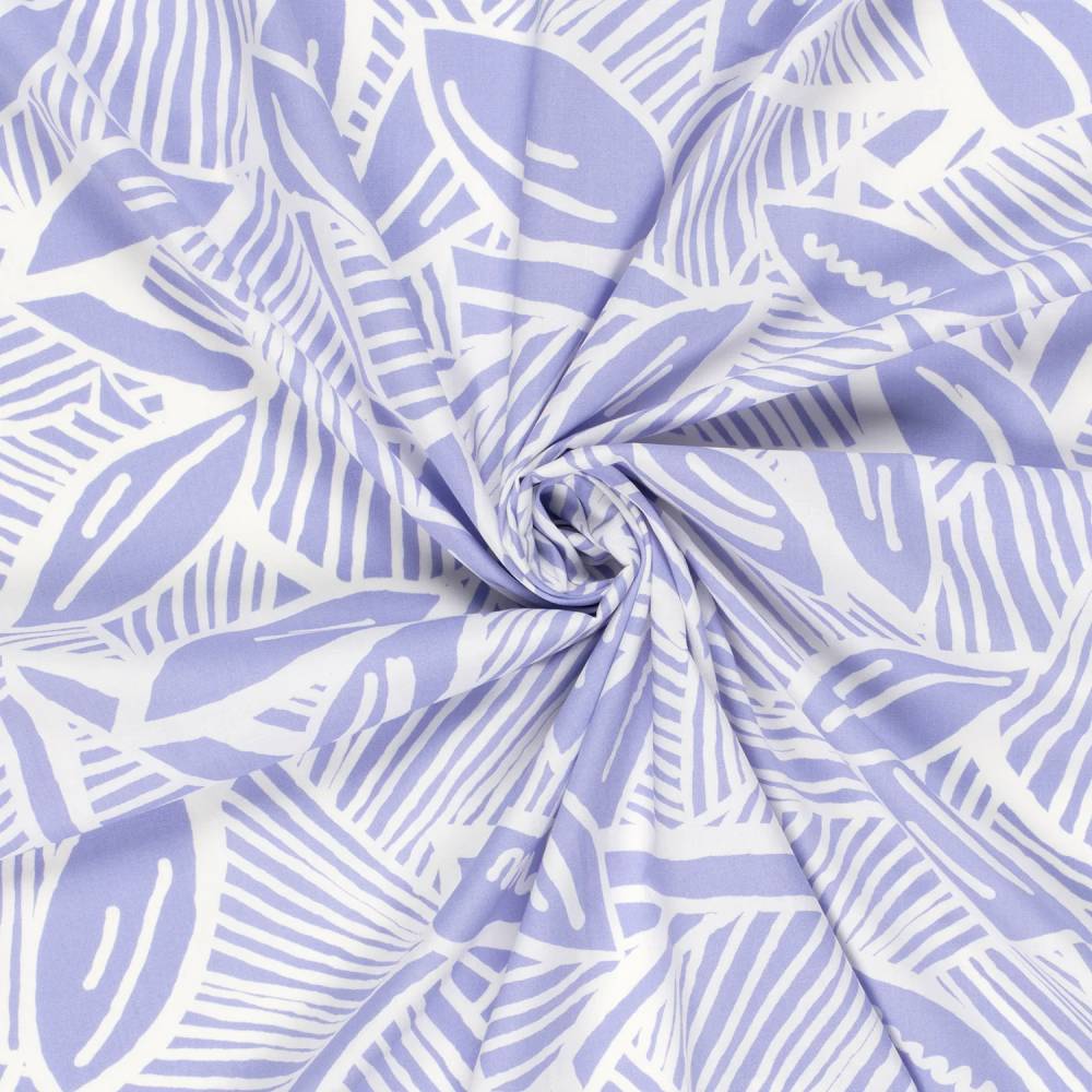Satin de coton lilas